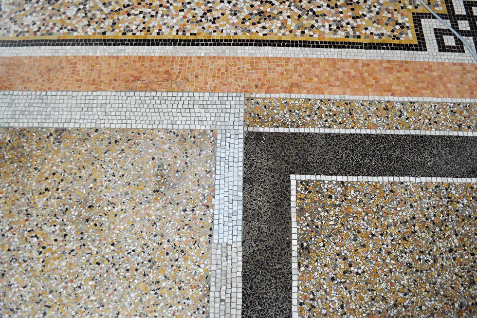 creation of a frieze with carrara marble